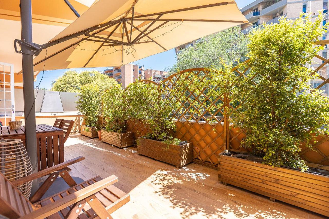 Amazing Viale Trastevere With Terrace 로마 외부 사진